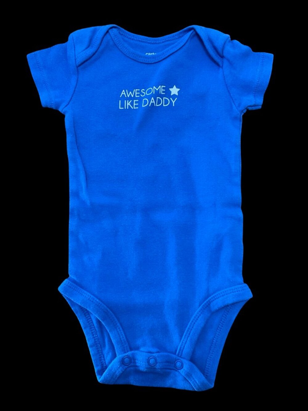 🌻10/$25 - Blue "Awesome Like Daddy" Onesie